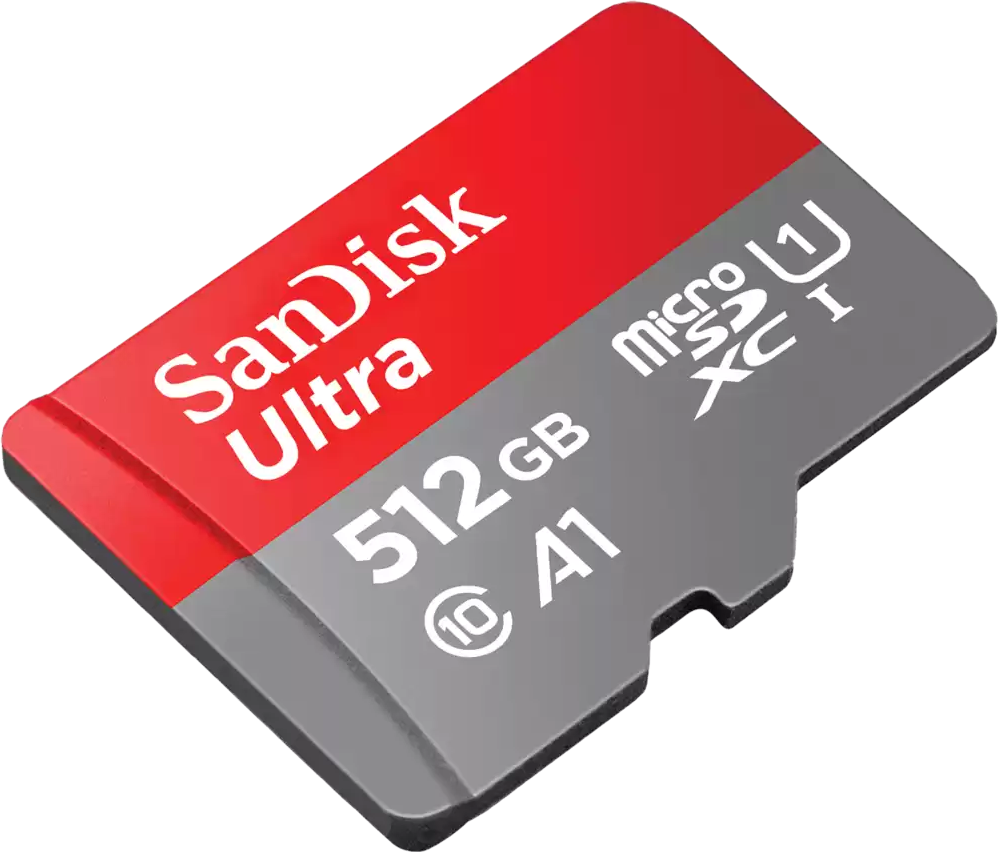 SanDisk Ultra – Flash-Speicherkarte (microSDXC-an-SD-Adapter inbegriffen) – 512GB – A1 / UHS Class 1 / Class10 – microSDXC UHS-I (SDSQUAC-512G-GN6FA)