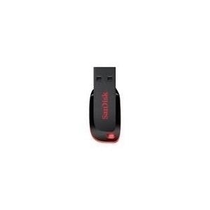 SanDisk Cruzer Blade – USB-Flash-Laufwerk – 128GB – USB – Schwarz, Rot (SDCZ50-128G-B35)