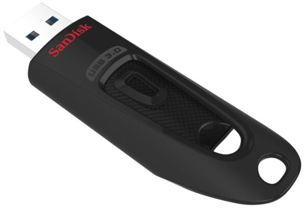 Das SanDisk Ultra USB 3.0 Flash-Laufwerk vereint schnellere Datengeschwindigkeiten und eine großzügige Kapazität in einem kompakten und schicken Gehäuse. Reduzieren Sie Wartezeiten und übertragen Sie Dateien bis zu zehnmal schneller als mit einem Standard-USB 2.0-Laufwerk. - Kapazität: 128 GB - Geräteschnittstelle: USB Typ-A - USB-Version: 3.0 - Unterstützt Windows-Betriebssysteme: Windows 10