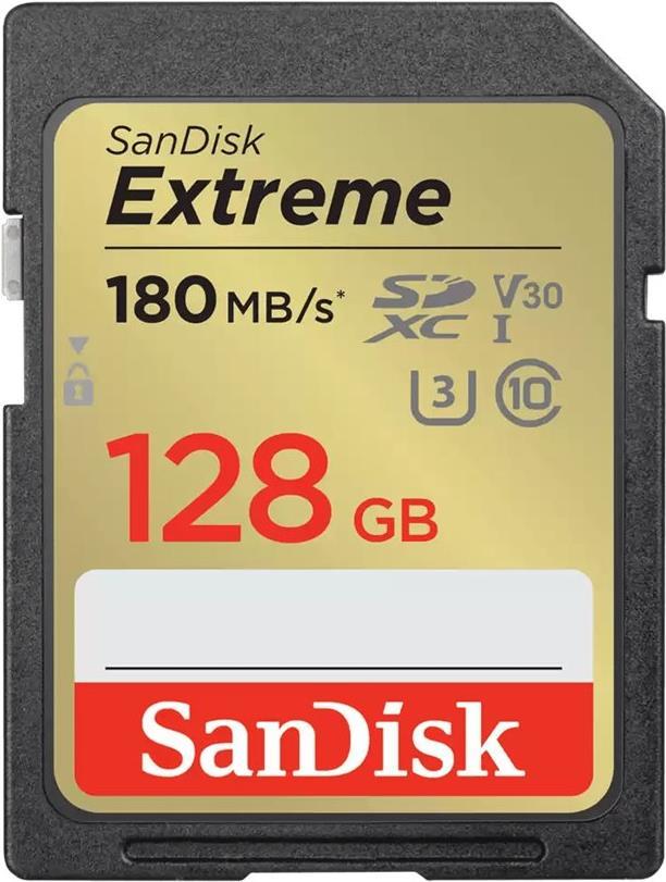 SanDisk Extreme PLUS – Flash-Speicherkarte – 128 GB – UHS-I U3 / Class10 – SDXC UHS-I (SDSDXWA-128G-GNCIN)