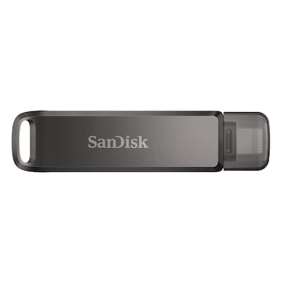 SanDisk iXpand Luxe Typ-C/Lightning 128GB USB-Stick Swivel, USB 3.2 Gen 1×1 (5 Gbit/s)