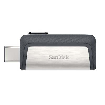 Intelligentes Design mit Schiebefunktion / SanDisk Memory Zone App vereinfacht Dateimanagement / 2-in-1-Laufwerk mit USB-C- und USB-A-Anschluss / 64 GB Kapazität für Filme