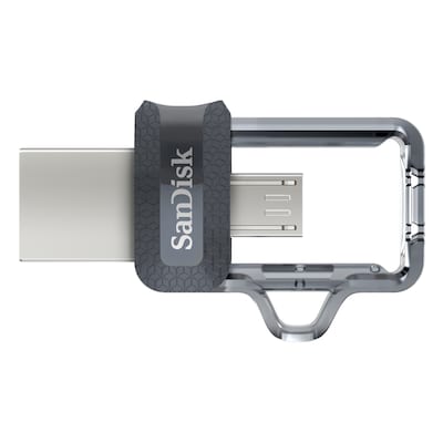 Intelligentes Design mit Schiebefunktion / SanDisk Memory Zone App vereinfacht Dateimanagement / 2-in-1-Laufwerk mit microUSB- und USB-A-Anschluss / 64 GB Kapazität für Filme