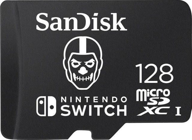 Sandisk microSDXC Extreme 128GB Fortnite Edition, Skull Trooper Speicherkarte (128 GB, UHS-I Class 10, 100 MB/s Lesegeschwindigkeit)