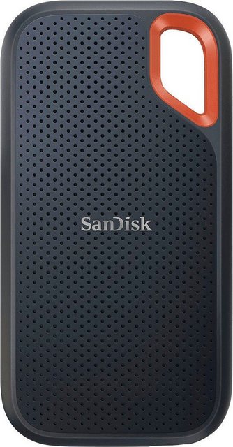 Sandisk Extreme Portable SSD 1TB 1050MB/s mit Case externe SSD (4TB) 1050 MB/S Lesegeschwindigkeit, 1000 MB/S Schreibgeschwindigkeit