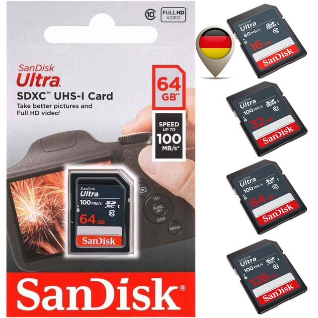 Sandisk Ultra SD UHS-I Speicherkarte (256 GB)