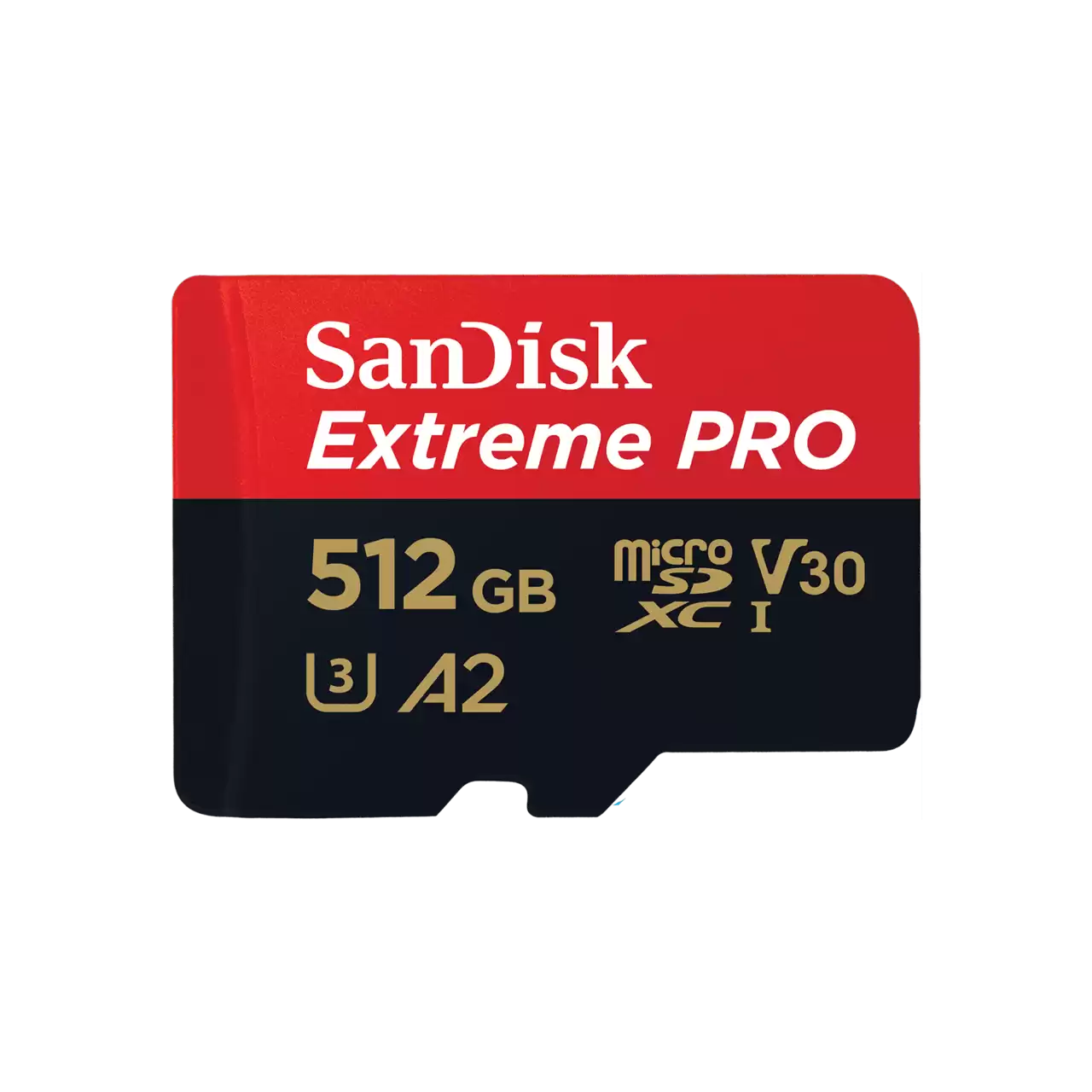 SanDisk Extreme Pro – Flash-Speicherkarte (microSDXC-an-SD-Adapter inbegriffen) – 512 GB – A2 / Video Class V30 / UHS-I U3 / Class10 – microSDXC UHS-I