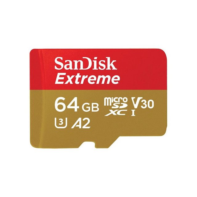 SanDiskmicro SDXC SpeicherkartemicroSDXC Extreme 64GB (R170MB/s) Cams&