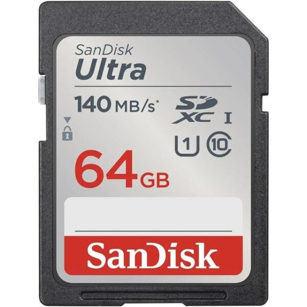 Mit einer SanDisk Ultra-Speicherkarte® können Sie mit Ihrer Kompaktkamera bessere Fotos und Full-HD-Videos aufnehmen. Durch die Kapazität haben Sie viel Platz zum Speichern von Dateien in Full HD.  Die SanDisk Ultra® SD-Karte bietet außergewöhnliche Videoaufzeichnungsfunktionen