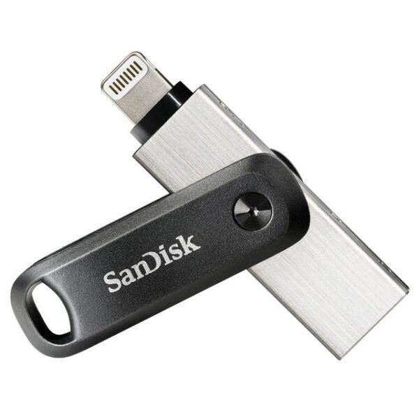 SanDiskUSB-StickiXpand Flash Drive Go 128GB (183588)USB-Version: USB 3.0Speicherkapazität: 128 GBFotos und Videos automatisch sichernVideos auf dem Laufwerk aufnehmenSchafft freien Speicher auf dem iPhoneFarbe: Grau