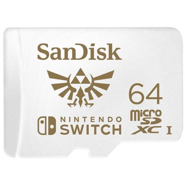 SanDiskSpeicherkarteExtreme 64 GB U3 für Nintendo Switch und Switch Lite (183551)micro SDXC ExtremeKapazität: 64GBGeschwindigkeitsklasse: UHS-Class 3Die SanDisk® microSDXC™ Speicherkarte für die Nintendo Switch™ TV-Konsole ist eine Nintendo®-lizenzierte Speicherkarte und bietet zuverlässigen Hochleistungsspeicher mit bis zu 64 GB.Mit Übertragungsgeschwindigkeiten von bis zu 100 MB/s