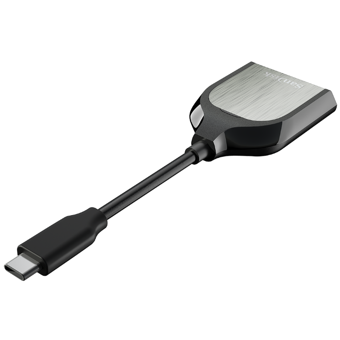 SanDisk Extreme PRO – Kartenleser (SD, SDHC UHS-I, SDXC UHS-I, SDHC UHS-II, SDXC UHS-II) – USB-C