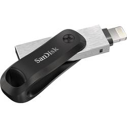 SanDisk iXpand™ Flash Drive Go USB-Zusatzspeicher Smartphone/Tablet Schwarz, Silber 256 GB USB 3.2 Gen 1 (USB 3.0),