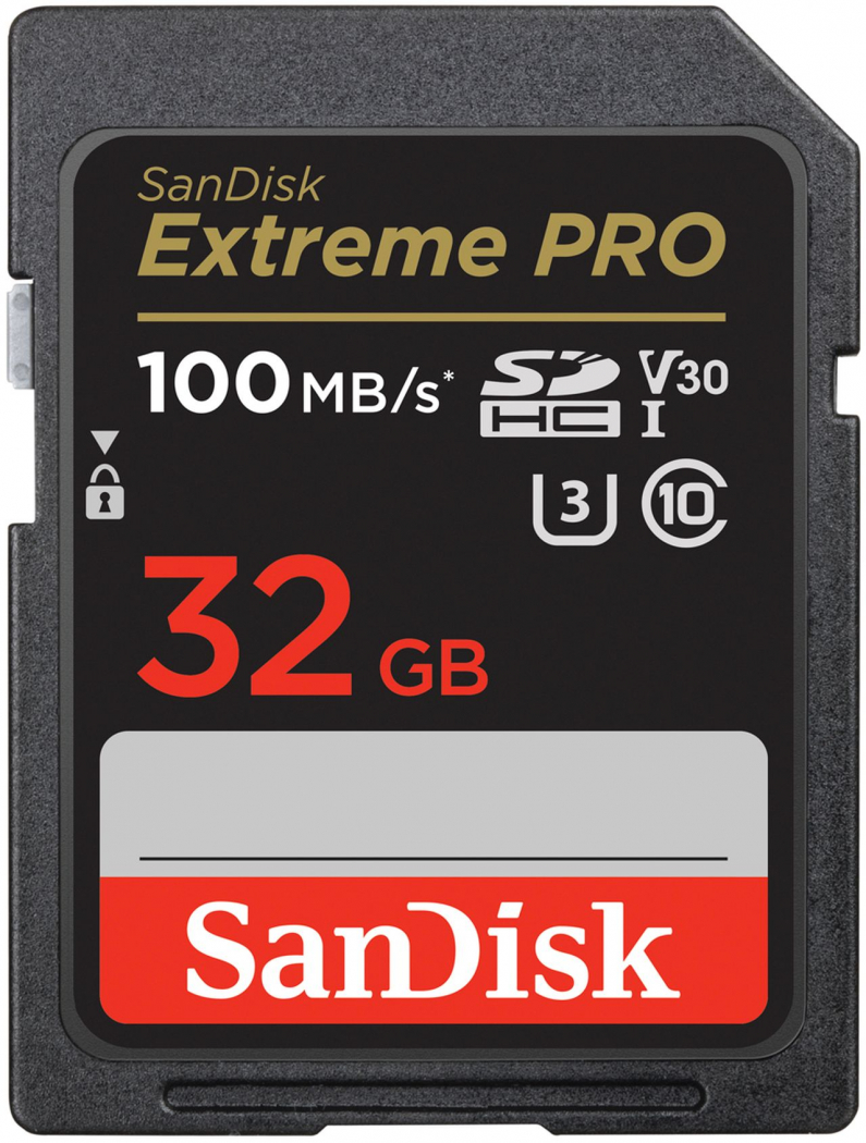 SanDisk SDHC Extreme Pro 32GB 100MB/s V30 UHS I