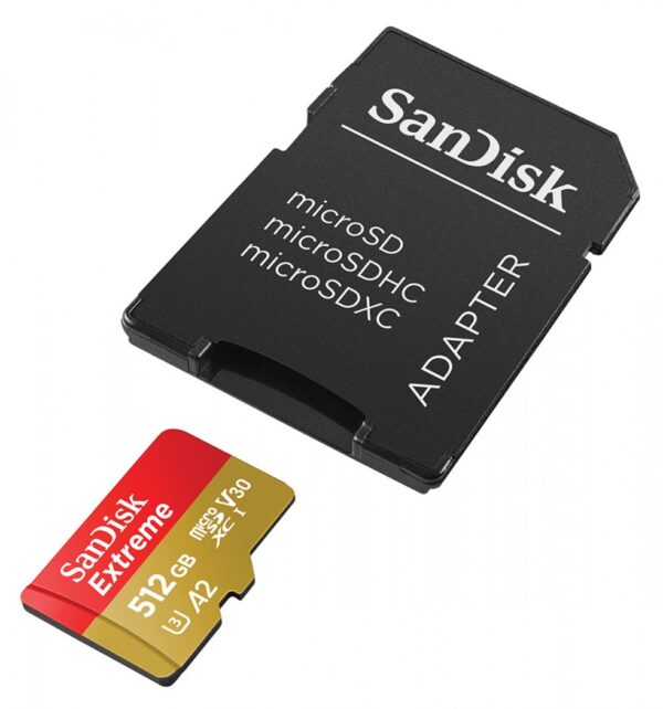 512 GB microSDXC-Karte + SD Adapter