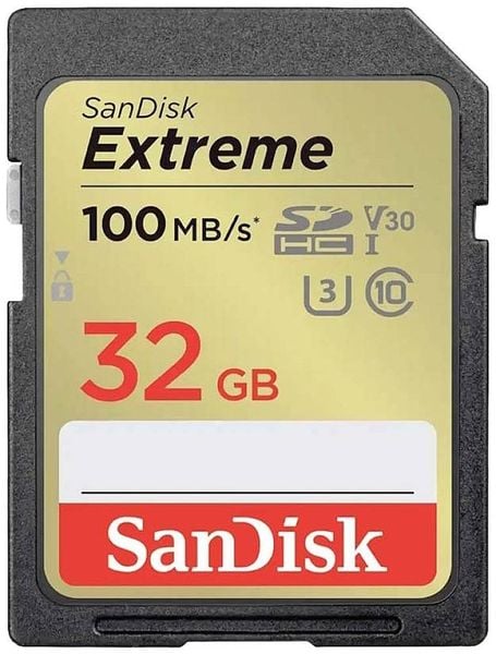 SanDisk Extreme PLUS SDXC-Karte 32 GB UHS-I stoßsicher, Wasserdicht