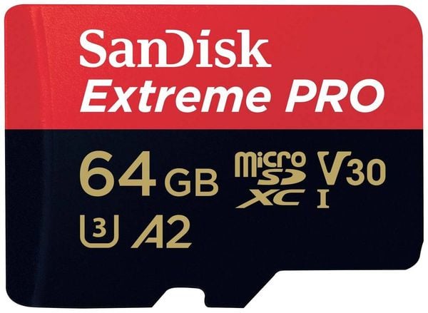 Diese SanDisk Extreme PRO microSDXC-Karte bietet hohe Übertragungsgeschwindigkeiten