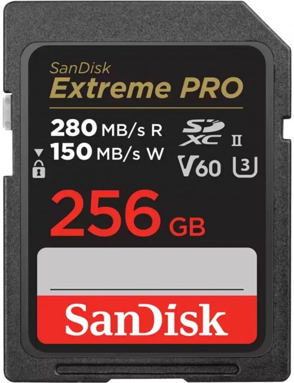 Die SanDisk Extreme PRO SDXC™-UHS-II-Speicherkarte bietet hervorragende und absolut zuverlässige Videoaufnahmen in 6K und 4K UHD.