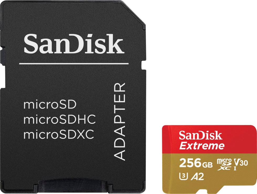 Sandisk Speicherkarte »Extreme® microSDXC™-UHS-I-Karte«,…