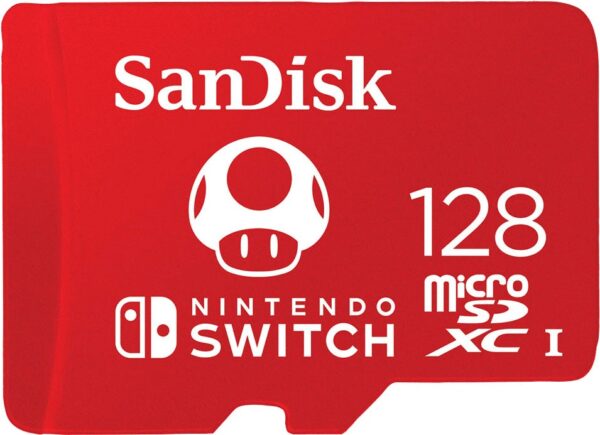 Die offiziell lizenzierte SanDisk microSDXC-Karte für die Nintendo Switch ist ein zuverlässiger