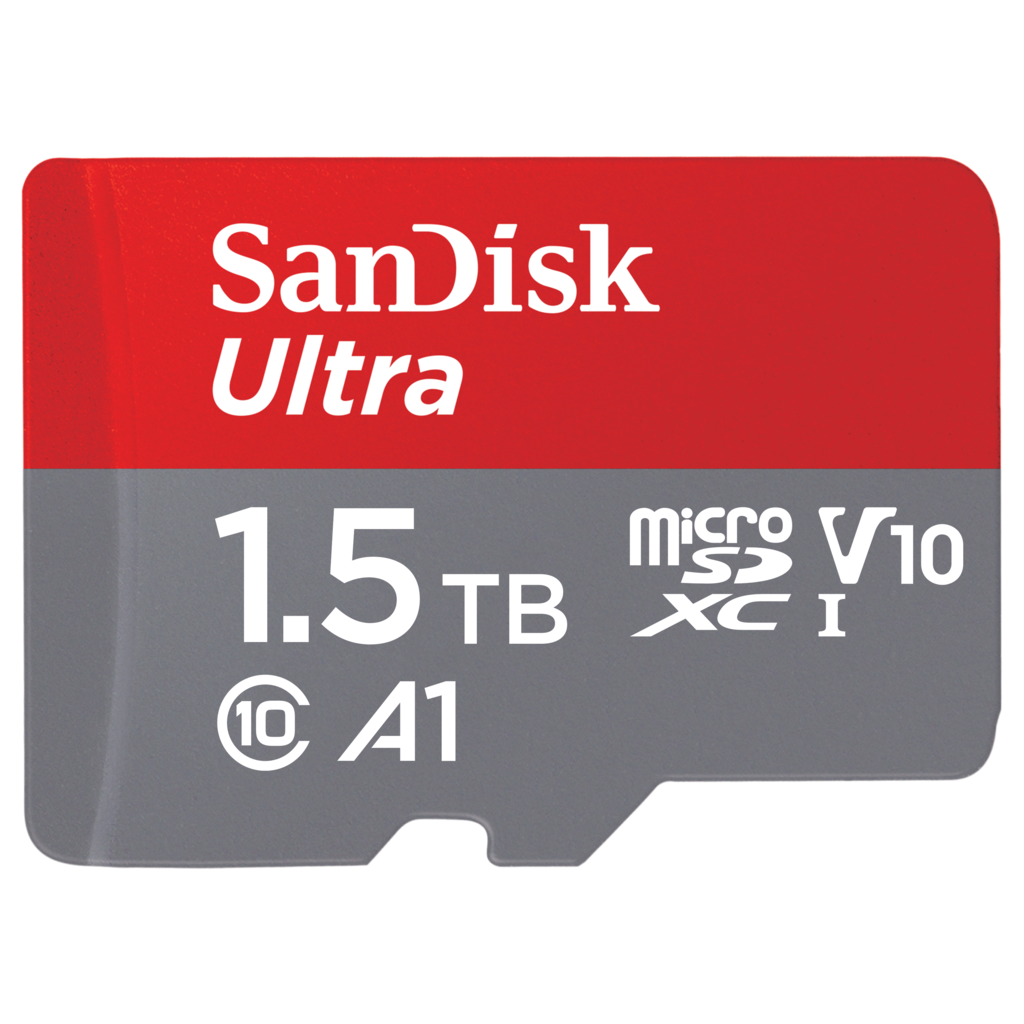 Sandisk Speicherkarte »microSDXC Ultra 1,5TB, Adapter „Mobile“«, (UHS-I Class 10 150 MB/s Lesegeschwindigkeit)