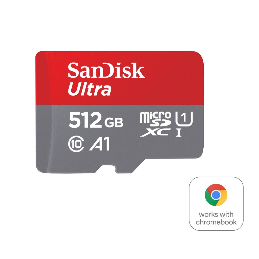 Sandisk Speicherkarte »microSDXC Ultra, + SD-Adapter für Chromebooks«, (Class 10 150 MB/s Lesegeschwindigkeit)