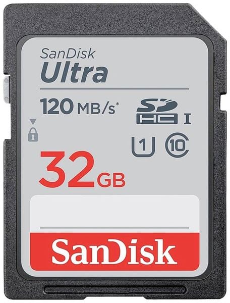 SanDisk Ultra® 32GB SDHC-Karte 32 GB Class 10, UHS-I