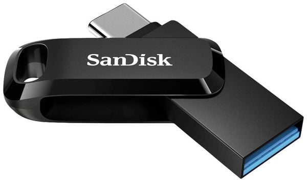 SanDisk Ultra Dual Drive Go USB Type-C™ USB-Stick 512 GB Schwarz SDDDC3-512G-G46 USB 3.2 Gen 1, USB-C® USB 3.2 (Gen 1)