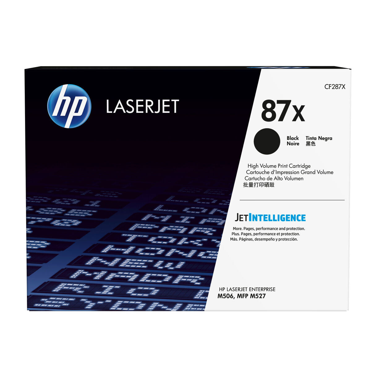 Original Toner HP CF287X Schwarz (1 Stück)