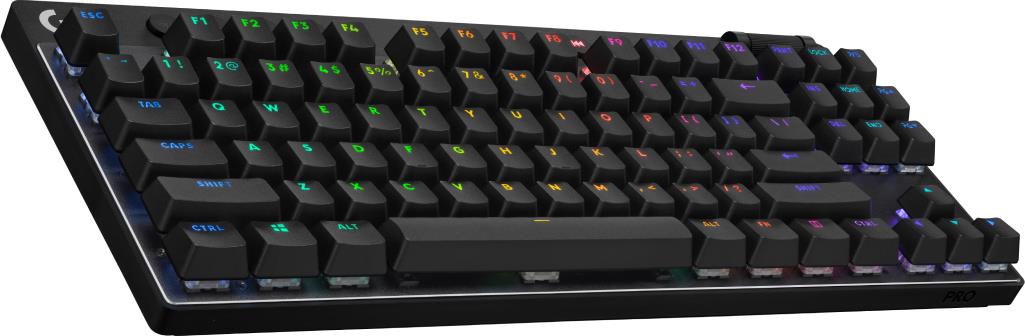 Hauptmerkmale Tastatur Empfohlene Nutzung Gaming Geräteschnittstelle RF Wireless + Bluetooth Tastatur-Switch Mechanischer Switch Tastaturaufbau QWERTZ Tastatursprache Deutsch Eingabegerät Nein Tastatur Formfaktor Tenkeyless (80 - 87 %) Numerisches Keypad Nein Tastatur-Switch-Technologie Logitech Tactile Material der Tastenkappen Polybutylene terephthalate (PBT) Tastatur-Tastenprofil High Profile Kurzbefehle Ja Multimedia-Tasten Ja Frequenzband 2.4 GHz Tastenreaktionszeit (mind.) 1 ms Design Hintergrundbeleuchtung Ja Produktfarbe Schwarz Typ der Hintergrundbeleuchtung RGB-LED Farbe der Hintergrundbeleuchtung Mehrfarbig Tastatur-Stil Gerade Anpassbare Tastaturhöhe Ja Oberflächenfärbung Monochromatisch LED-Anzeigen Ja Merkmale Kabellose Reichweite 10 m USB-Stecker USB Typ-A Kabellänge 1