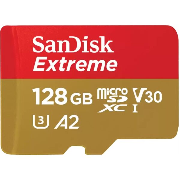 SpeicherKapazität: 128 GBFlash Card Typ: MicroSDXCLesegeschwindigkeit: 160 MB/sSchreibgeschwindigkeit: 90 MB/sInterner Speichertyp: UHS-IUHS Speed Klasse: Class 3 (U3)Video-Geschwindigkeitsklasse: V30Flash-Memory-Klasse: Klasse 10MerkmaleProduktfarbe: Gold. RotSchutzfunktion: Schockresistent. Wasserfest. RöntgensicherBetriebsbedingungenBetriebstemperatur: -25 - 85 °CTemperaturbereich bei Lagerung: -40 - 85 °CGewicht und AbmessungenBreite: 15 mmTiefe: 1.02 mmHöhe: 10.9 mmLieferumfangSpeicheradapter enthalten: SDLogistikdatenWarentarifnummer (HS): 85235190 - Eingabe / Ausgabe Speicher SD-Karten - SanDisk Extreme