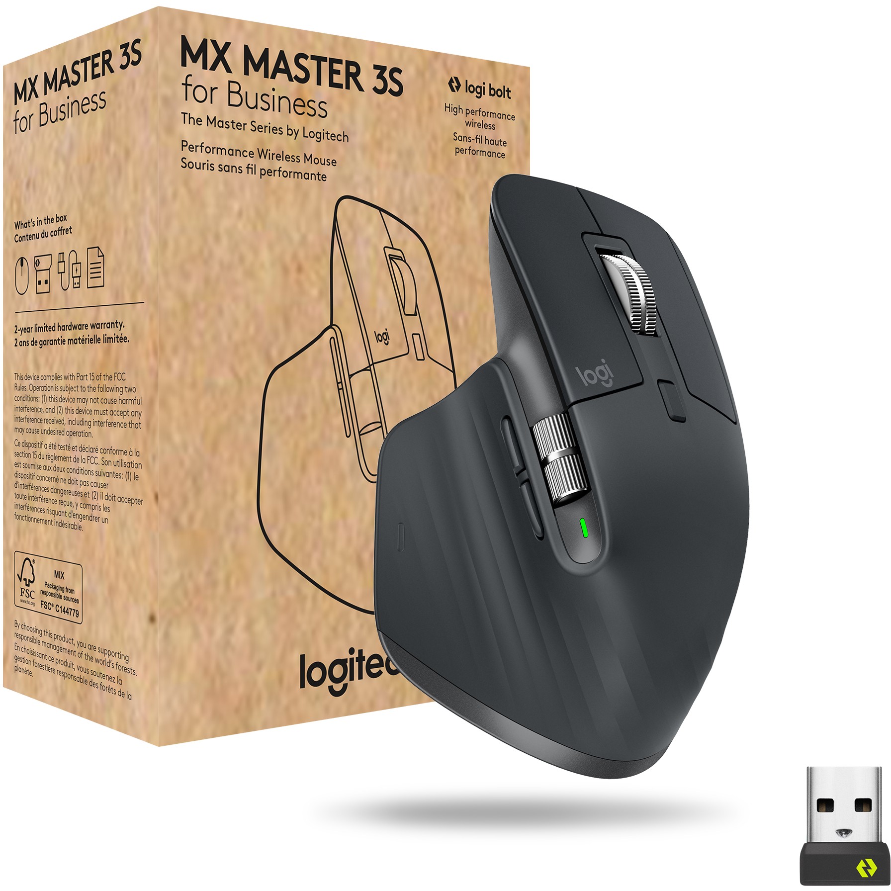 Logitech MX Master 3s for Business mouse