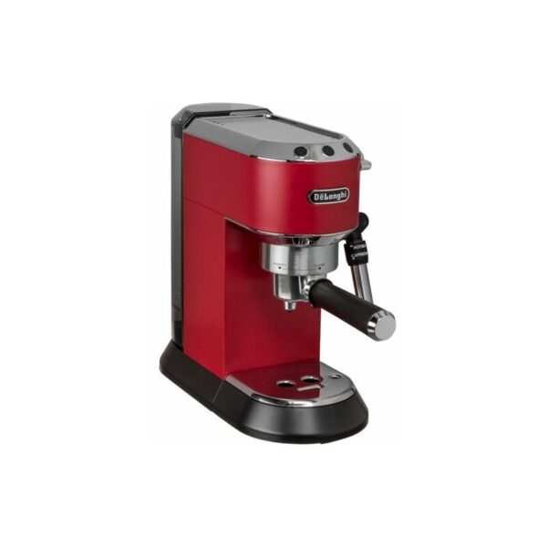 De Longhi EC 685 R Dedica StyleDer Kaffeevollautomat verfügt über einen Siebträger mit Einsätzen für die Zubereitung von 1 oder 2 Tassen sowie für die