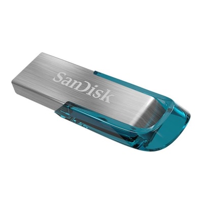 SanDisk 128GB Ultra Flair USB 3.0 Stick Tropic Blue