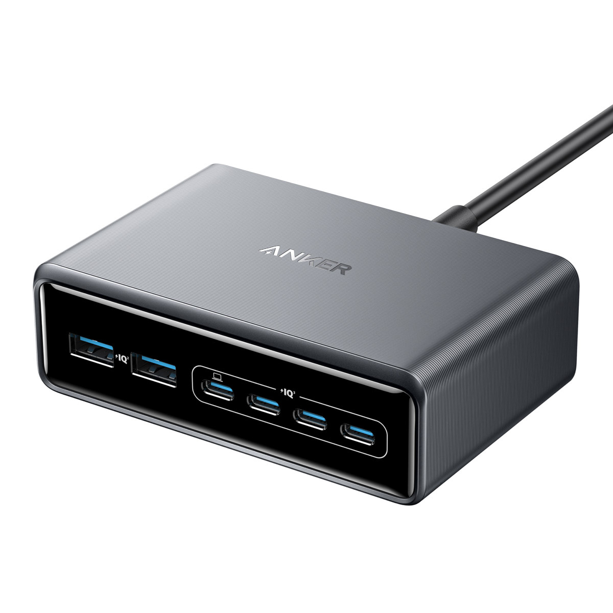 Anker Prime Charger 200 watt GaN | Dockingstation mit 6 Anschlüssen