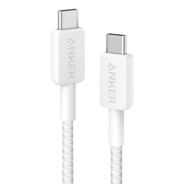 Lade deine Geräte schnell und zuverlässig mit dem Anker USB-C zu USB-C Kabel 322 auf. Dieses robuste