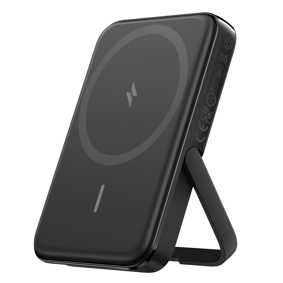 Anker MagGo | Magnetische kabellose Powerbank 5.000 mAh – Kompatibel mit MagSafe und Qi2 – Ständer