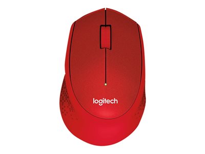 - Multimedia-Technik Mäuse  - Logitech Wireless Mouse M330 silent plus red retail