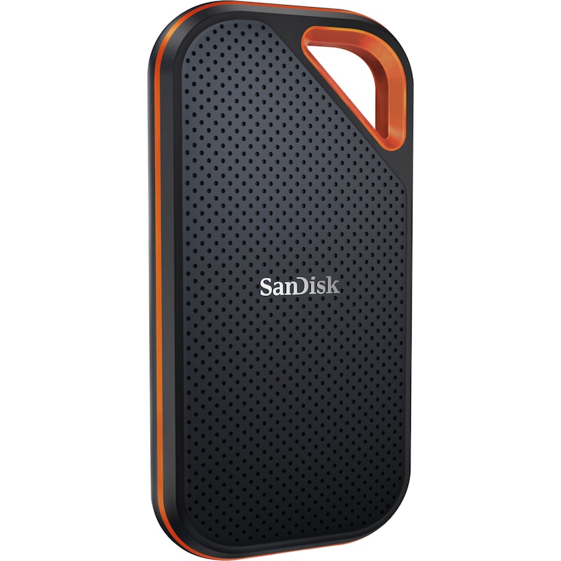 SanDisk Extreme Pro Portable SSD 2 TB V2 – USB-C 3.2 Gen2 IP65 wasserresistent