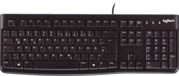 Merkmale:Das Logitech® Keyboard K120 for Business ist die kostengünstige Tastatur für dauerhaftes Tippvergnügen. Dank der Tasten mit niedrigem Profil und nahezu geräuschlosem Anschlag