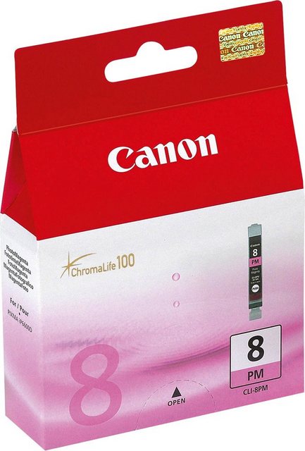 Canon Canon Druckerpatrone Tinte CLI-8 PM photo magenta, photo rot Tintenpatrone