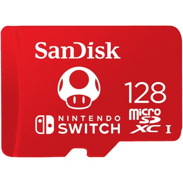 • Speichertyp: microSDXC (UHS-I) • Speicherkapazität: 128 GB • lizenziert für die Nintendo Switch™ • max. Lese-/Schreibgeschwindigkeit: 100 MB/s / 90 MB/s • Herstellergarantie: 30 Jahre