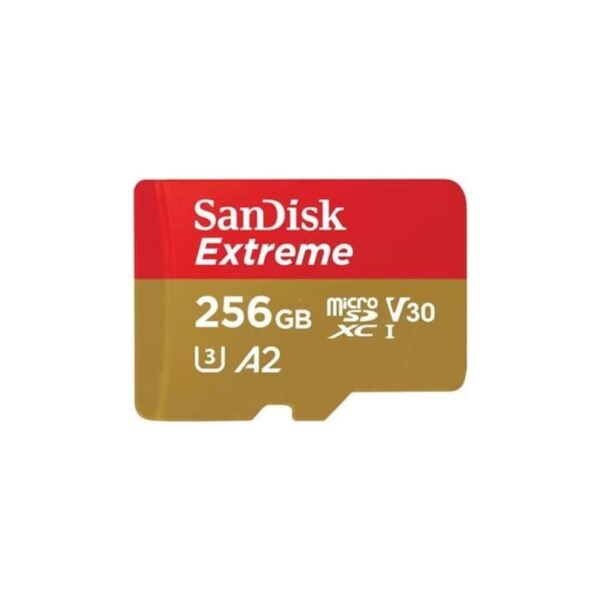 • Speichertyp: microSDXC (UHS-I) inklusive SD-Adapter • Speicherkapazität: 256 GB • Geschwindigkeitsklasse: Cl10