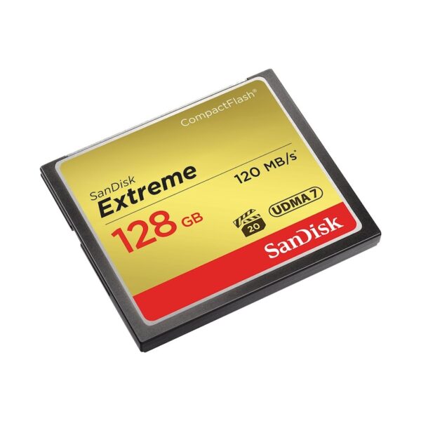 • Speichertyp: CompactFlash (UDMA-7) • Speicherkapazität: 128 GB • Geschwindigkeitsklasse: UDMA • max. Lese-/Schreibgeschwindigkeit: 120 MB/s / 85 MB/s • Herstellergarantie: 30 Jahre