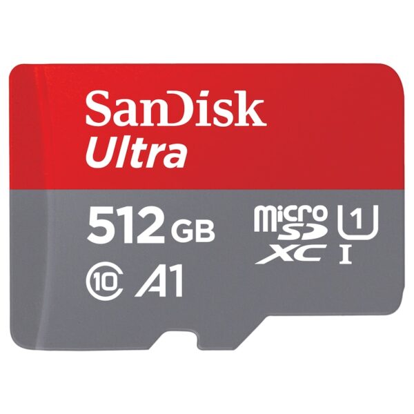 • Speichertyp: SDXC (UHS-I) inklusive SD-Adapter • Speicherkapazität: 512 GB • Geschwindigkeitsklasse: Cl10