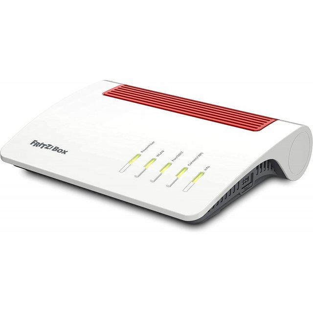 AVM FRITZ!Box 5590 Fiber – WLAN Router – weiß/rot WLAN-Router