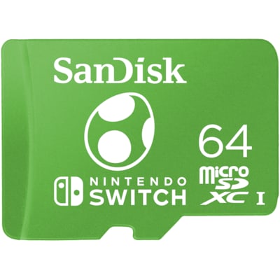 • Speichertyp: microSDXC (UHS-I) • Speicherkapazität: 64 GB • lizenziert für die Nintendo Switch™ • max. Lese-/Schreibgeschwindigkeit: 100 MB/s / 90 MB/s