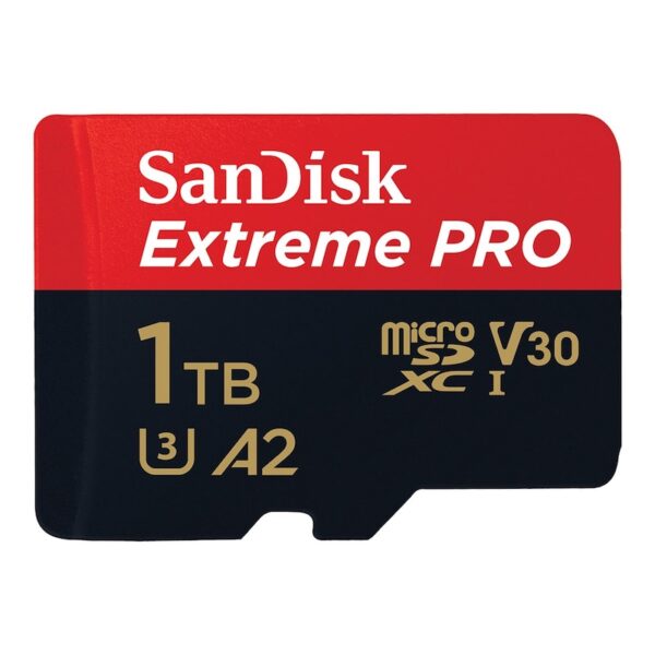 • Speichertyp: microSDXC (UHS-I) inklusive SD-Adapter • Speicherkapazität: 1 TB • Geschwindigkeitsklasse: Cl10