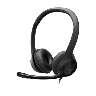 Logitech H390 Stereo USB-A Headset – Mit verbesserter digitaler Klangübertragung und integrierten Bedienelementen