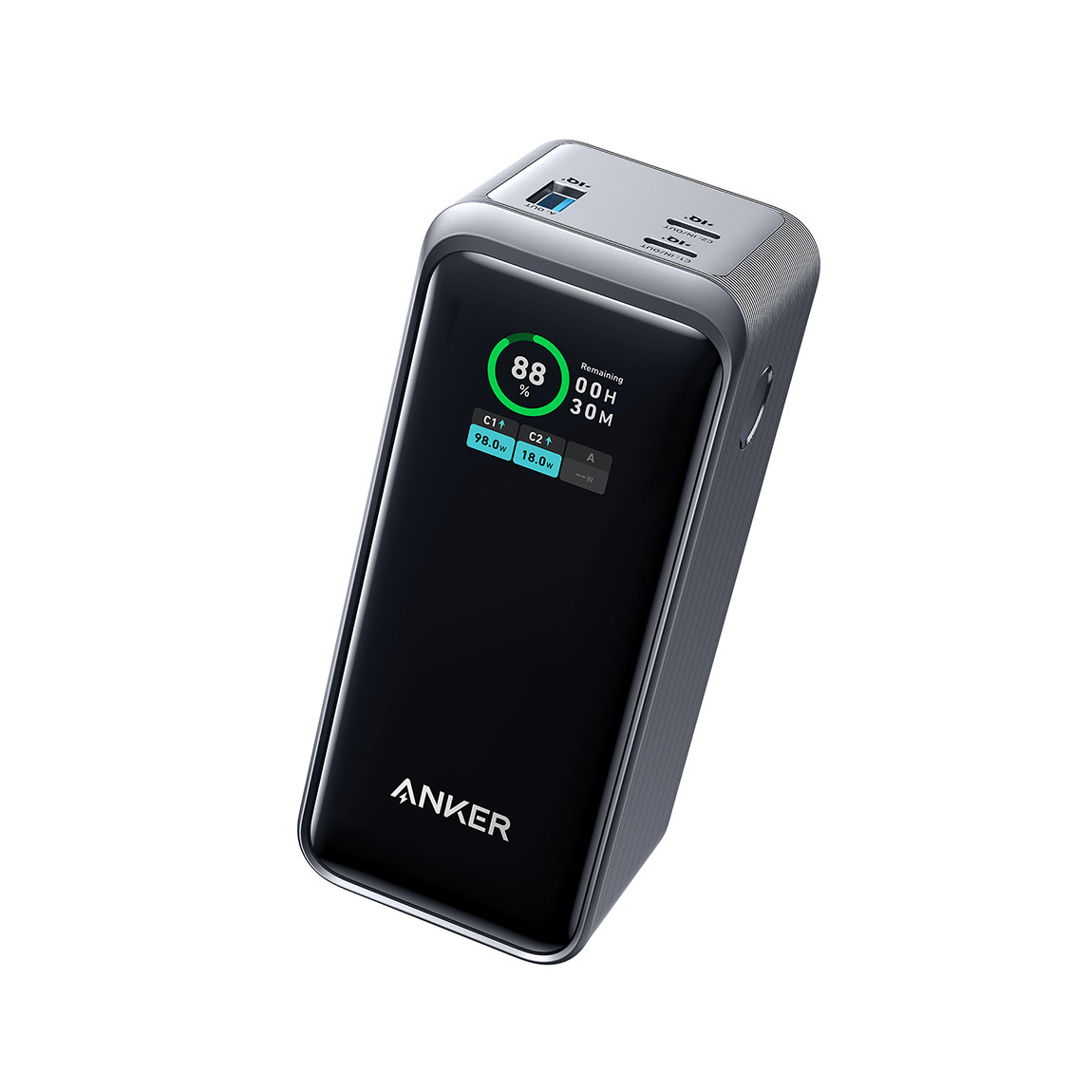 Anker Prime Powerbank – 20.000mAh 200W – Schwarz